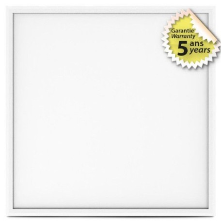 Miidex Lighting - Plafonnier LED x5 Blanc Backlit 595 x 595 25w 3000°k Dali2/Push - Réf : 100764