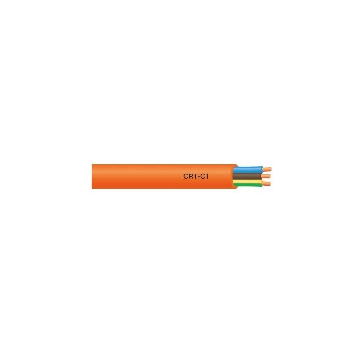 Câble CR1 - C1 - 3G2.5 - Sécurité incendie - Coupe au mètre - Réf : CR1-C1-3G2.5