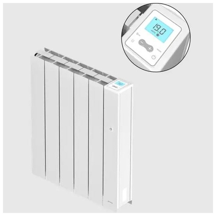 Intuis - Radiateur à inertie fluide - Axino - Blanc - 1000W - Horizontal - Réf : M240113