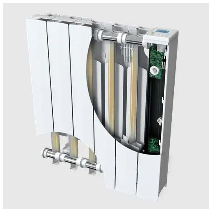 Intuis - Radiateur à inertie fluide - Axino - Blanc - 1000W - Horizontal - Réf : M240113