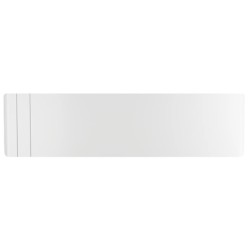 Intuis - Radiateur fonte active - Chamane - Blanc - 1000W - Plinthe - Réf : M119413