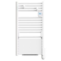 Intuis - Radiateur sèche-serviettes fluide avec soufflerie - Ezybain - Blanc - 1500W - Réf : M172415