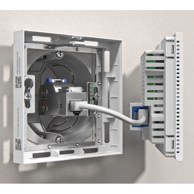 Schneider Resi9 Connect - Prise RJ45 point accès wifi bibande POE - wifi 4-5-6 -1gbit - Blanc - Réf : VDIR20491