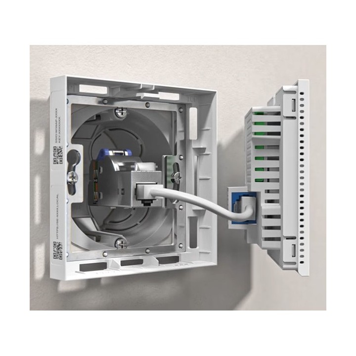 Schneider Resi9 Connect - Prise RJ45 point accès wifi bibande POE - wifi 4-5-6 -1gbit - Blanc - Réf : VDIR20491