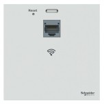 Schneider Resi9 Connect - Prise RJ45 pt accès wifi bibande POE - wifi 4-5-6 -1gbit - Blanc - Réf : SVDIR20491