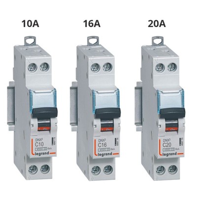 Legrand - Lot de 30 Disjoncteurs 10A / 16A / 20A DNX³ 4500 - vis/vis - 6kA - courbe C - 1 module - Réf : 406773(30)