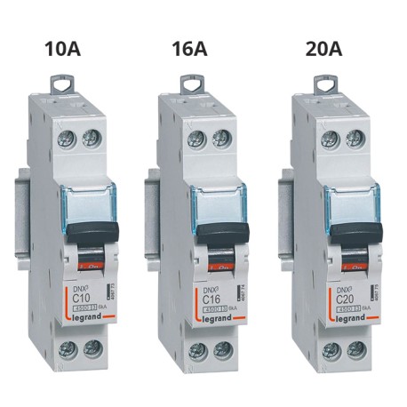 3 Mini Disjoncteurs Legrand DNX³ 10A - Visualisation Du Circuit En Panne - Facile à Installer
