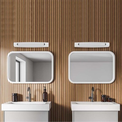 Miidex Lighting - Réglette LED Salle de bain + Interrupteur ON/OFF - 8W - 4000K - Réf : 101086