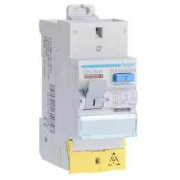 Hager - Interrupteur différentiel 63A 30mA type A Auto - Réf : CDS765F