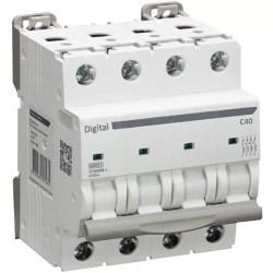 Digital Electric - Disjoncteur 4x40 A C6 kA - Réf : 02056