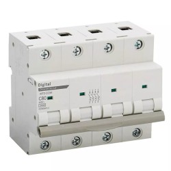 Digital Electric - Disjoncteur 4x80A - Courbe C - 10kA - Réf : 02178