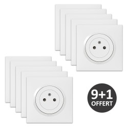 Legrand - Lot de 10 Prises...
