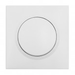 Legrand - Poussoir dooxie one 6A 250V~ livré avec plaque carrée blanche et griffes - Réf : 600705