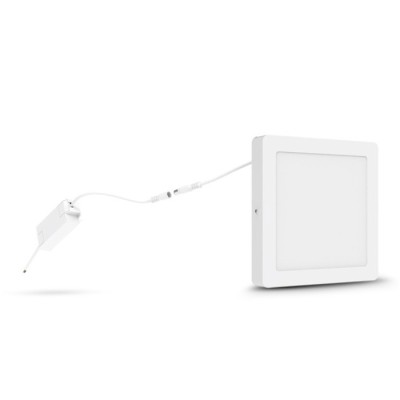 Miidex Lighting - Plafonnier LED 220 x 220 mm - 18W - 4000K - Réf : 101006