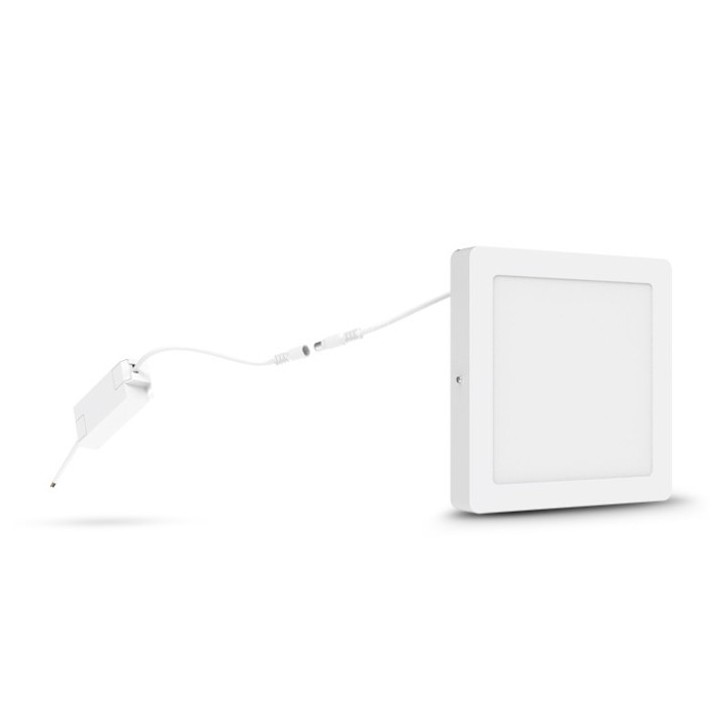 Miidex Lighting - Plafonnier LED 220 x 220 mm - 18W - 4000K - Réf : 101006
