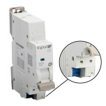 Digital Electric - Disjoncteur Phase + Neutre 2A - Courbe C - 4,5 kA I-Plug - Réf : 01302