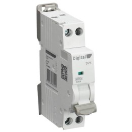 Digital Electric - Disjoncteur Phase + Neutre 25A - Courbe D - 4,5 kA - Réf : 01225