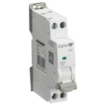 Digital Electric - Disjoncteur Phase + Neutre 25A - Courbe D - 4,5 kA - Réf : 01225