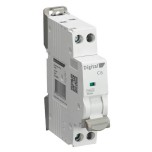 Digital Electric - Disjoncteur Phase + Neutre 6A - Courbe C - 6 kA - Réf : 01506
