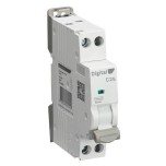 Digital Electric - Disjoncteur Phase + Neutre 25A - Courbe C - 6 kA - Réf : 01525