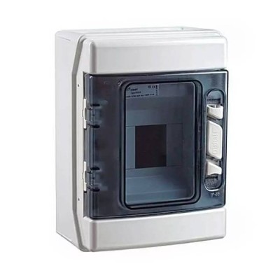 Digital Electric - Coffret de distribution étanche 4 modules - 231x166x113 IP65 - Réf : 07112