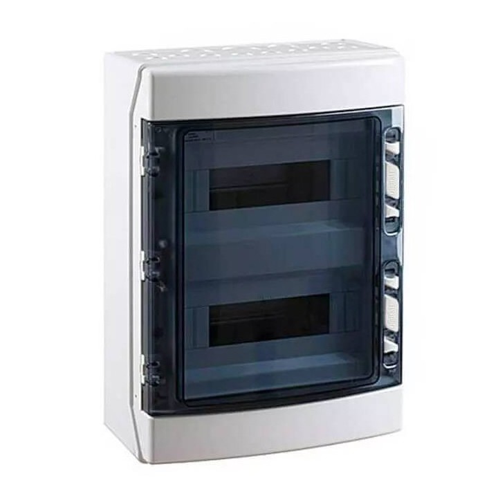 Digital Electric - Coffret de distribution étanche 2x12 modules - 436x310x148 - IP65 - Réf : 07120