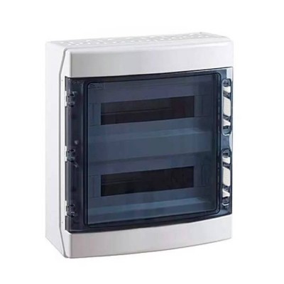Digital Electric - Coffret de distribution étanche - 2x18 modules - 436x418x148 - IP65 - Réf : 07121