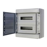 Digital Electric - Coffret de distribution étanche - 2x18 modules - 436x418x148 - IP65 - Réf : 07121