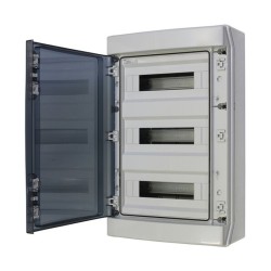 Digital Electric - Coffret de distribution étanche 3x12 modules - 586x310x148 - IP65 - Réf : 07122