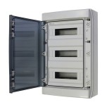 Digital Electric - Coffret de distribution étanche - 3x18 modules - 586x418x148 - IP65 - Réf : 07124