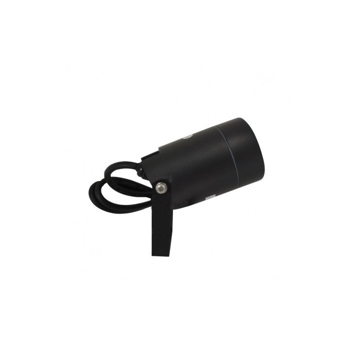 Miidex Lighting - Lot de 10 Projecteurs Piquet Slim dont 1 GRATUIT (sans ampoule) 230V GU10 Noir IP65 - Réf : 70283(10)