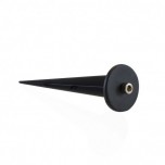 Miidex Lighting - Lot de 10 Projecteurs Piquet Slim dont 1 GRATUIT (sans ampoule) 230V GU10 Noir IP65 - Réf : 70283(10)