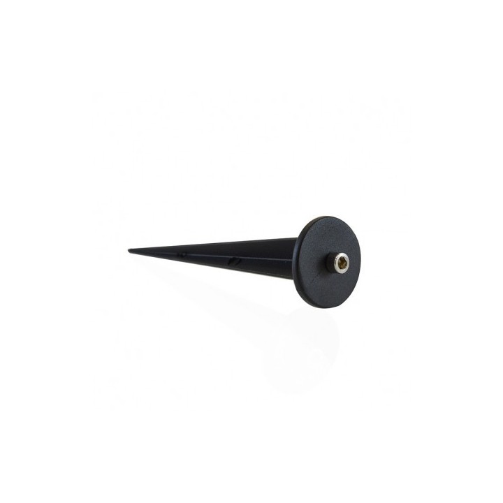 Miidex Lighting - Lot de 10 Projecteurs Piquet Slim dont 1 GRATUIT (sans ampoule) 230V GU10 Noir IP65 - Réf : 70283(10)