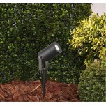 Miidex Lighting - Lot de 10 Projecteurs Piquet Slim dont 1 GRATUIT (sans ampoule) 230V GU10 Noir IP65 - Réf : 70283(10)