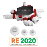 S&P - Kit VMC Hygro Ecowatt + KHB T3/7P - Habitat du T2 au T7 - Réf : 607811