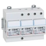 Legrand - Parafoudre pour protection tableau de distribution avec protection intégrée type2 Imax 12kA/pôle - 3P+N - Réf : 003973