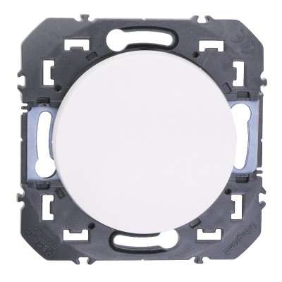 Legrand - Poussoir simple dooxie 6A 250V~ finition blanc - Réf : 600004