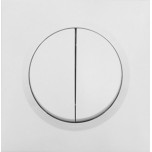 Legrand - Double interrupteur ou va-et-vient dooxie 10AX 250V~Livré avec Plaque Carré Blanche - Réf : 600002-P