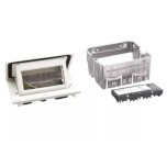 Legrand Incara - Pop-up à encastrer dans mobilier et à équiper de 4 modules avec couvercle finition Blanc - Réf : 654801