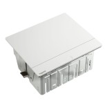 Legrand Incara - Pop-up à encastrer dans mobilier et à équiper de 4 modules avec couvercle finition Blanc - Réf : 654801