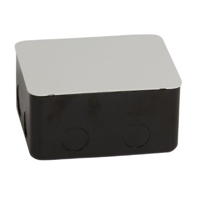 Legrand - Boîte d'encastrement dalle béton - 60 mm - pour Pop up de sol 4 modules - Réf : 054001