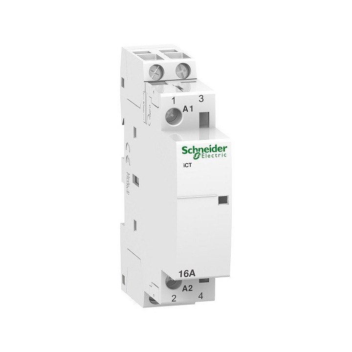 Schneider - Acti9 - Contacteur iCT - 16A - 2NO - 230/240V - 50Hz - Réf : A9C22712