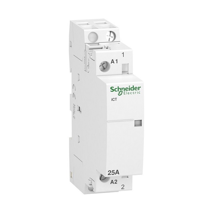 Schneider - Acti9 - Contacteur iCT - 25A - 1NO - 230/240V - 50Hz - Réf : A9C20731