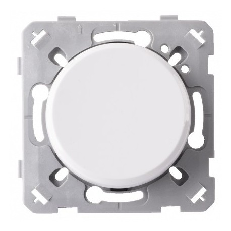 Ohmtec - EPURE - Interrupteur va et vient blanc - Réf : 4804000
