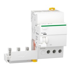 Schneider - Acti9 - iC60 - Bloc différentiel Vigi - 3P - 25A - 30mA - type AC - 230-240/400-415V - Réf : A9Q11325