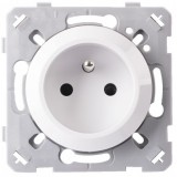 Ohmtec - EPURE - Prise 2P+T 16A - blanc - Réf : 480420O
