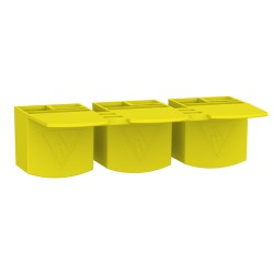 Schneider - Acti9 - iDT40 - Lot de 12 isolateurs pour dent de peigne horizontal - Réf : A9X21096