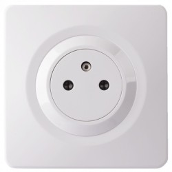 Ohmtec - EPURE - Prise complète 2P+T 16A Affleurante blanc - Réf : 480474O
