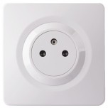 Ohmtec - EPURE - Prise complète 2P+T 16A Affleurante blanc - Réf : 480474O