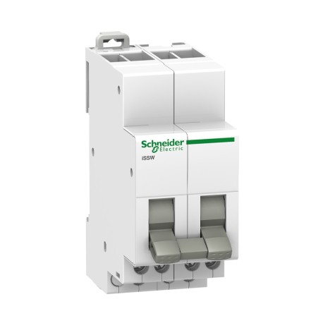 Schneider - Acti9 - iSSW commutateur 3 positions 2 contacts inverseurs OF 20A 230V - A9E18074